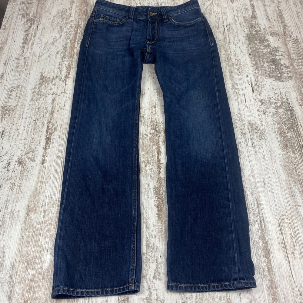 Diesel Men’s Straight Jeans in Dark Blue Wash